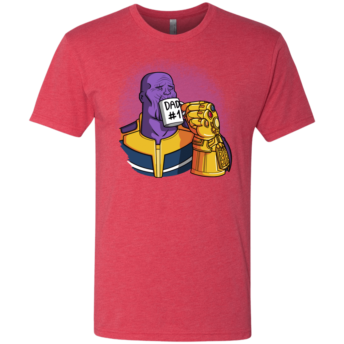 T-Shirts Vintage Red / S Dad 1 Men's Triblend T-Shirt