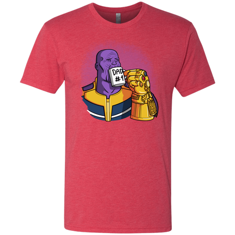 T-Shirts Vintage Red / S Dad 1 Men's Triblend T-Shirt