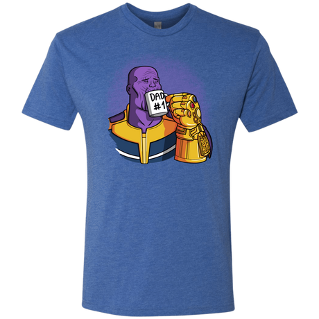 T-Shirts Vintage Royal / S Dad 1 Men's Triblend T-Shirt
