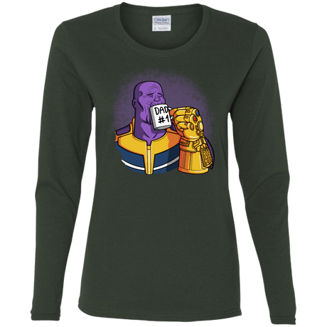 T-Shirts Forest / S Dad 1 Women's Long Sleeve T-Shirt