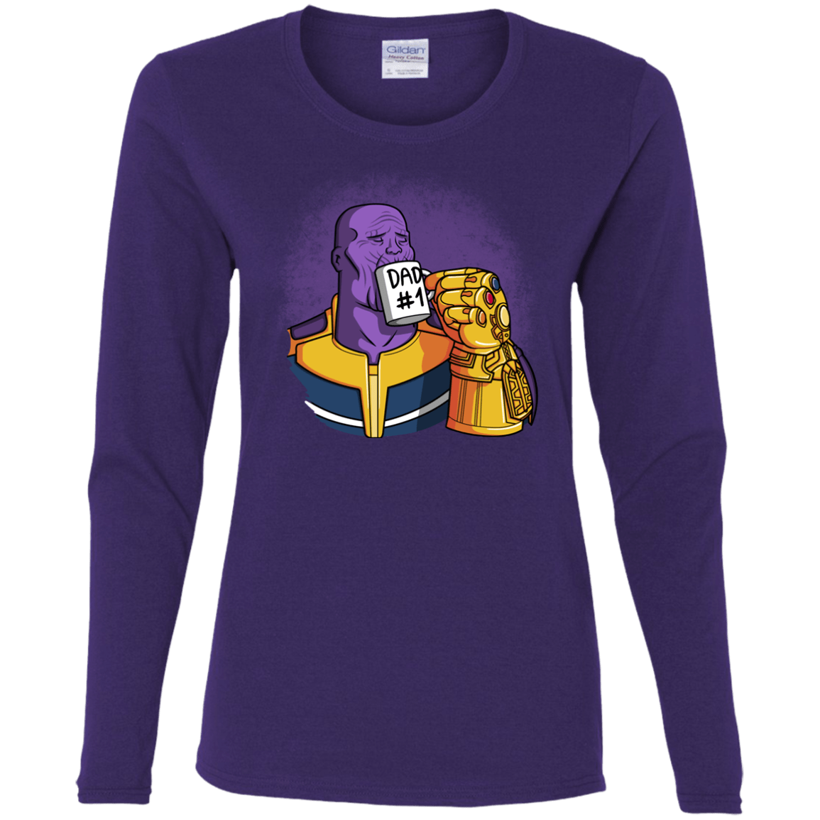 T-Shirts Purple / S Dad 1 Women's Long Sleeve T-Shirt