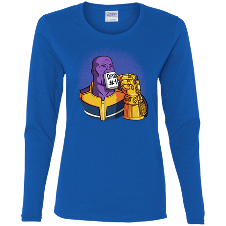 T-Shirts Royal / S Dad 1 Women's Long Sleeve T-Shirt