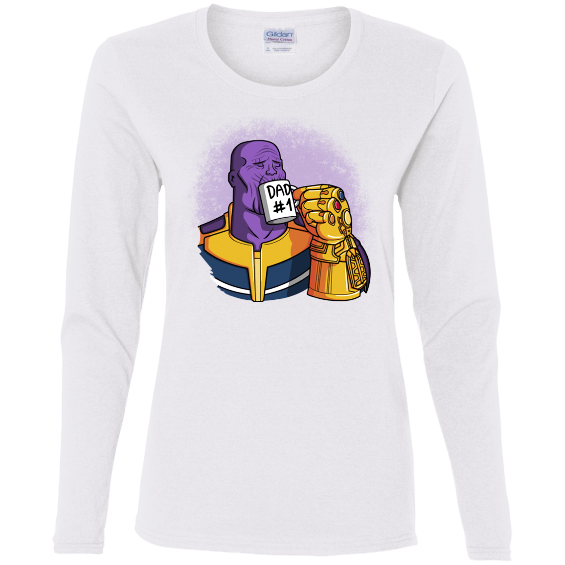 T-Shirts White / S Dad 1 Women's Long Sleeve T-Shirt