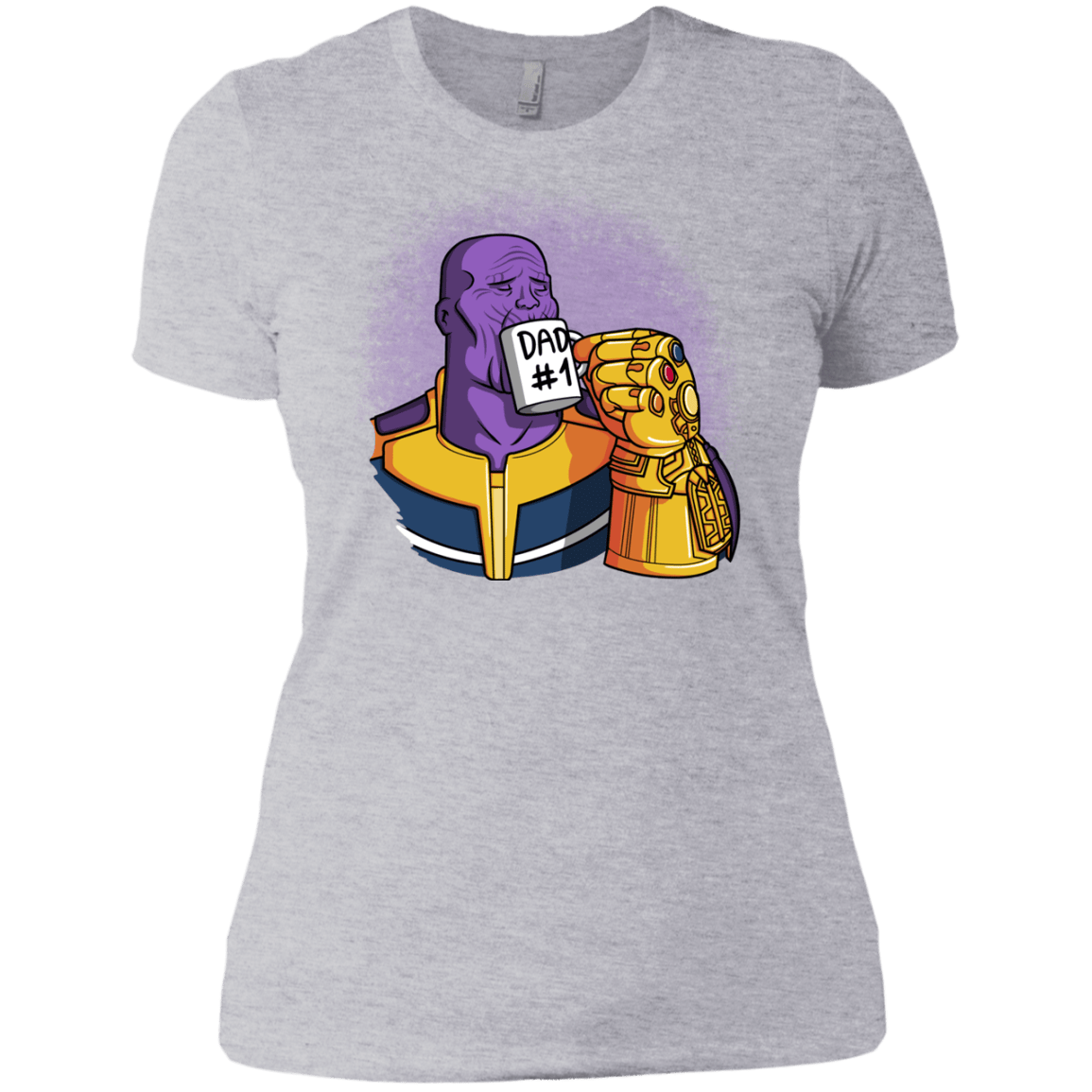 T-Shirts Heather Grey / X-Small Dad 1 Women's Premium T-Shirt