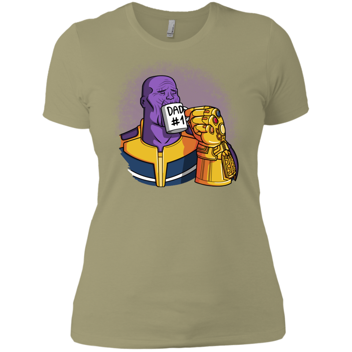 T-Shirts Light Olive / X-Small Dad 1 Women's Premium T-Shirt