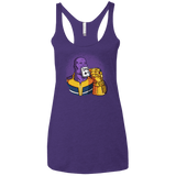 T-Shirts Purple Rush / X-Small Dad 1 Women's Triblend Racerback Tank