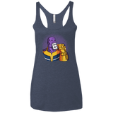 T-Shirts Vintage Navy / X-Small Dad 1 Women's Triblend Racerback Tank