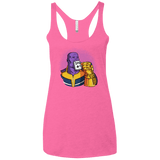 T-Shirts Vintage Pink / X-Small Dad 1 Women's Triblend Racerback Tank