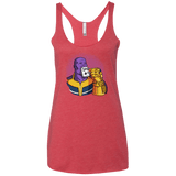 T-Shirts Vintage Red / X-Small Dad 1 Women's Triblend Racerback Tank