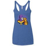 T-Shirts Vintage Royal / X-Small Dad 1 Women's Triblend Racerback Tank