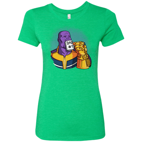 T-Shirts Envy / S Dad 1 Women's Triblend T-Shirt