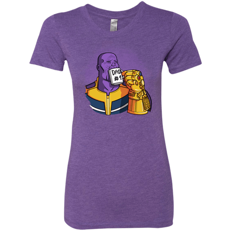 T-Shirts Purple Rush / S Dad 1 Women's Triblend T-Shirt