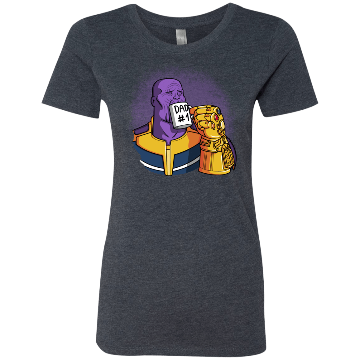 T-Shirts Vintage Navy / S Dad 1 Women's Triblend T-Shirt