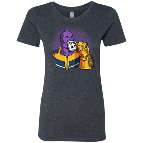 T-Shirts Vintage Navy / S Dad 1 Women's Triblend T-Shirt