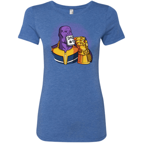 T-Shirts Vintage Royal / S Dad 1 Women's Triblend T-Shirt