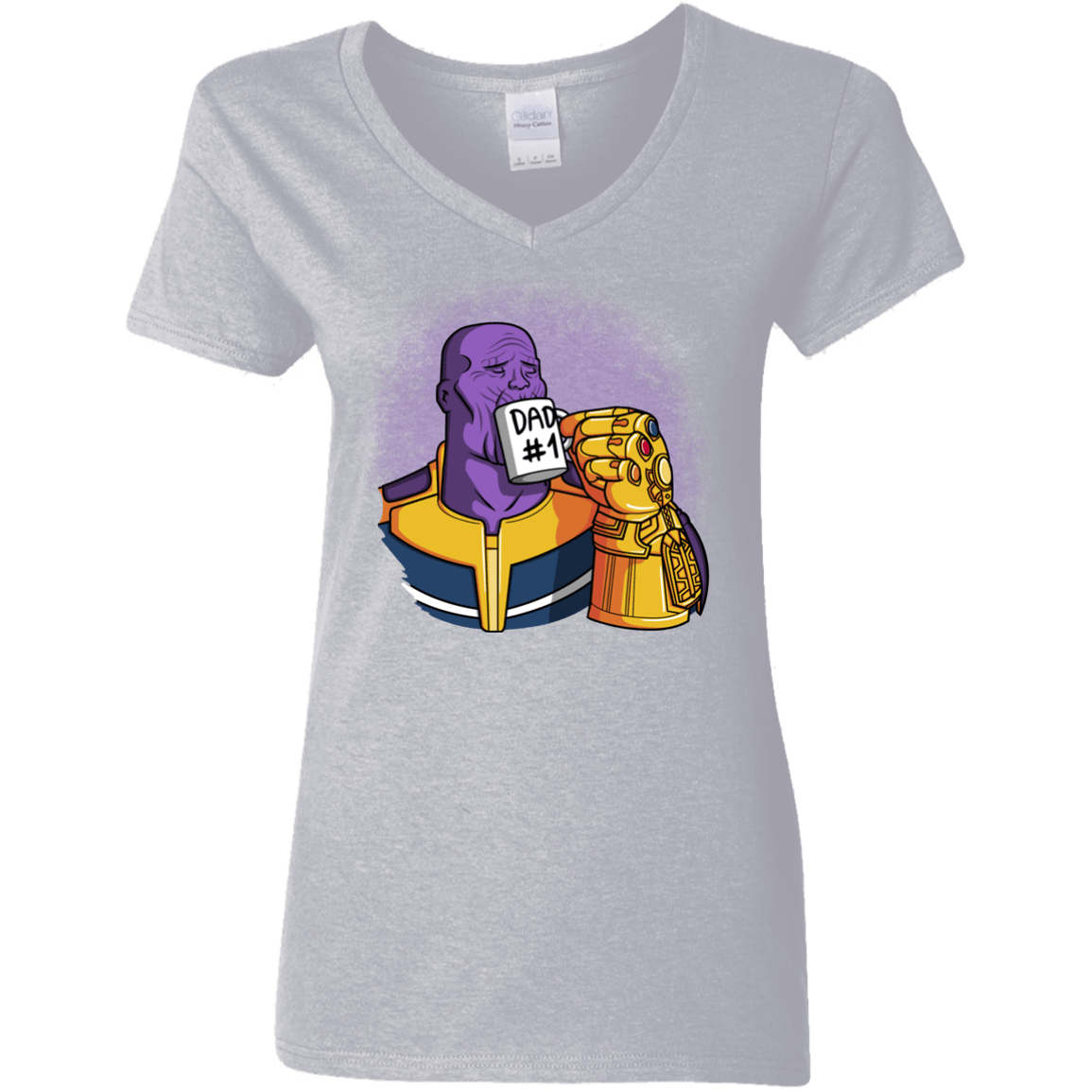 T-Shirts Sport Grey / S Dad 1 Women's V-Neck T-Shirt