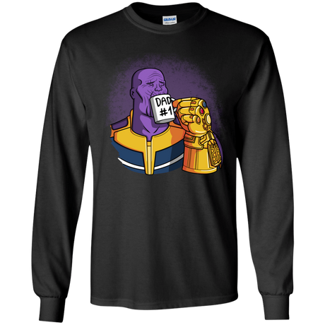 T-Shirts Black / YS Dad 1 Youth Long Sleeve T-Shirt