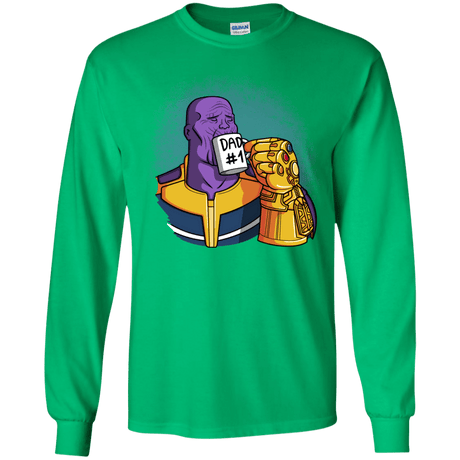 T-Shirts Irish Green / YS Dad 1 Youth Long Sleeve T-Shirt