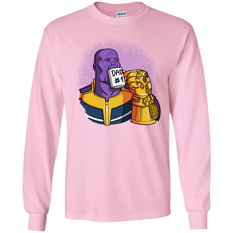 T-Shirts Light Pink / YS Dad 1 Youth Long Sleeve T-Shirt