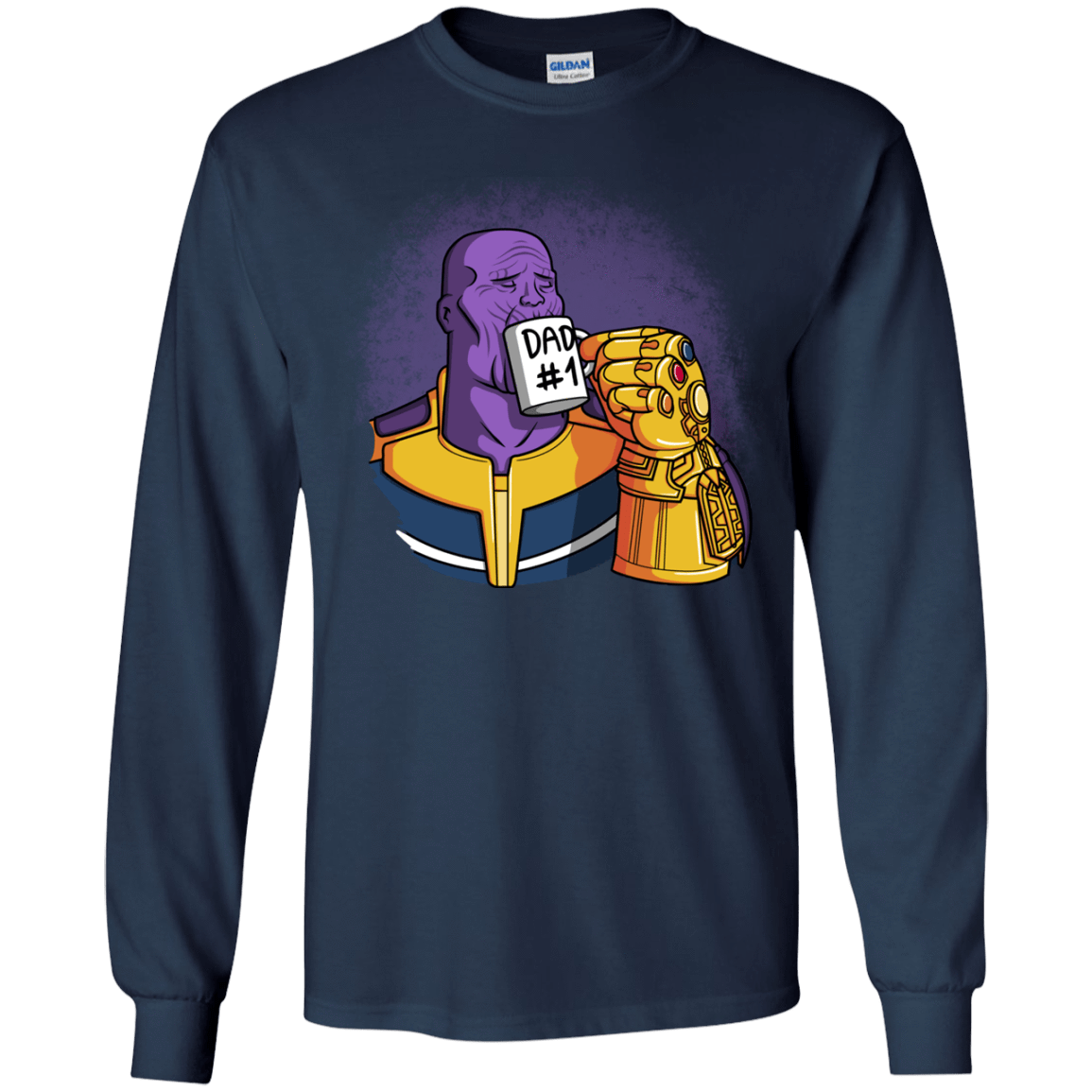 T-Shirts Navy / YS Dad 1 Youth Long Sleeve T-Shirt