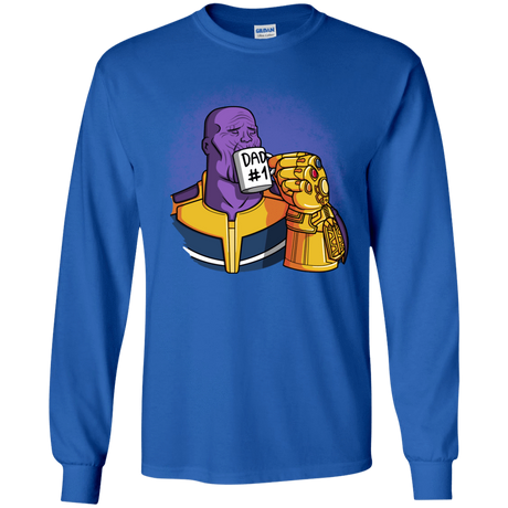 T-Shirts Royal / YS Dad 1 Youth Long Sleeve T-Shirt