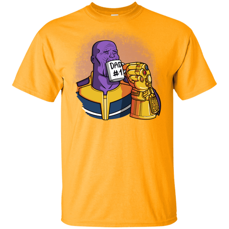 T-Shirts Gold / YXS Dad 1 Youth T-Shirt