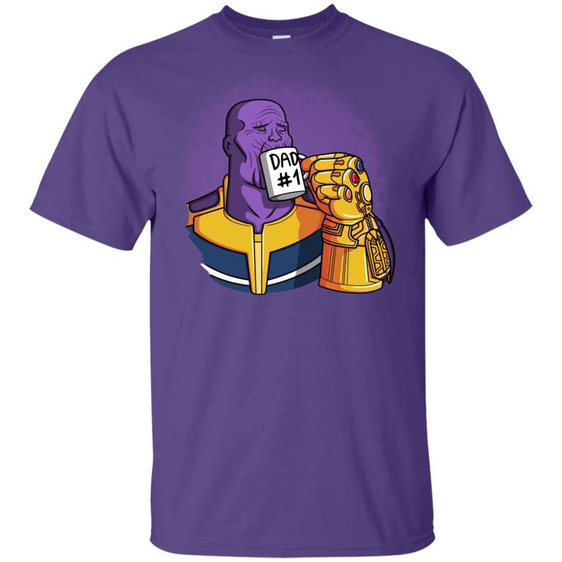 T-Shirts Purple / YXS Dad 1 Youth T-Shirt