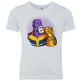 T-Shirts Heather White / YXS Dad 1 Youth Triblend T-Shirt