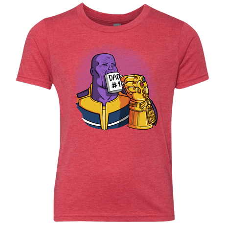 T-Shirts Vintage Red / YXS Dad 1 Youth Triblend T-Shirt