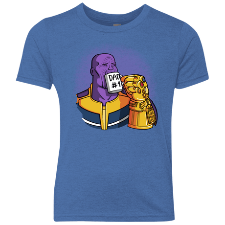 T-Shirts Vintage Royal / YXS Dad 1 Youth Triblend T-Shirt