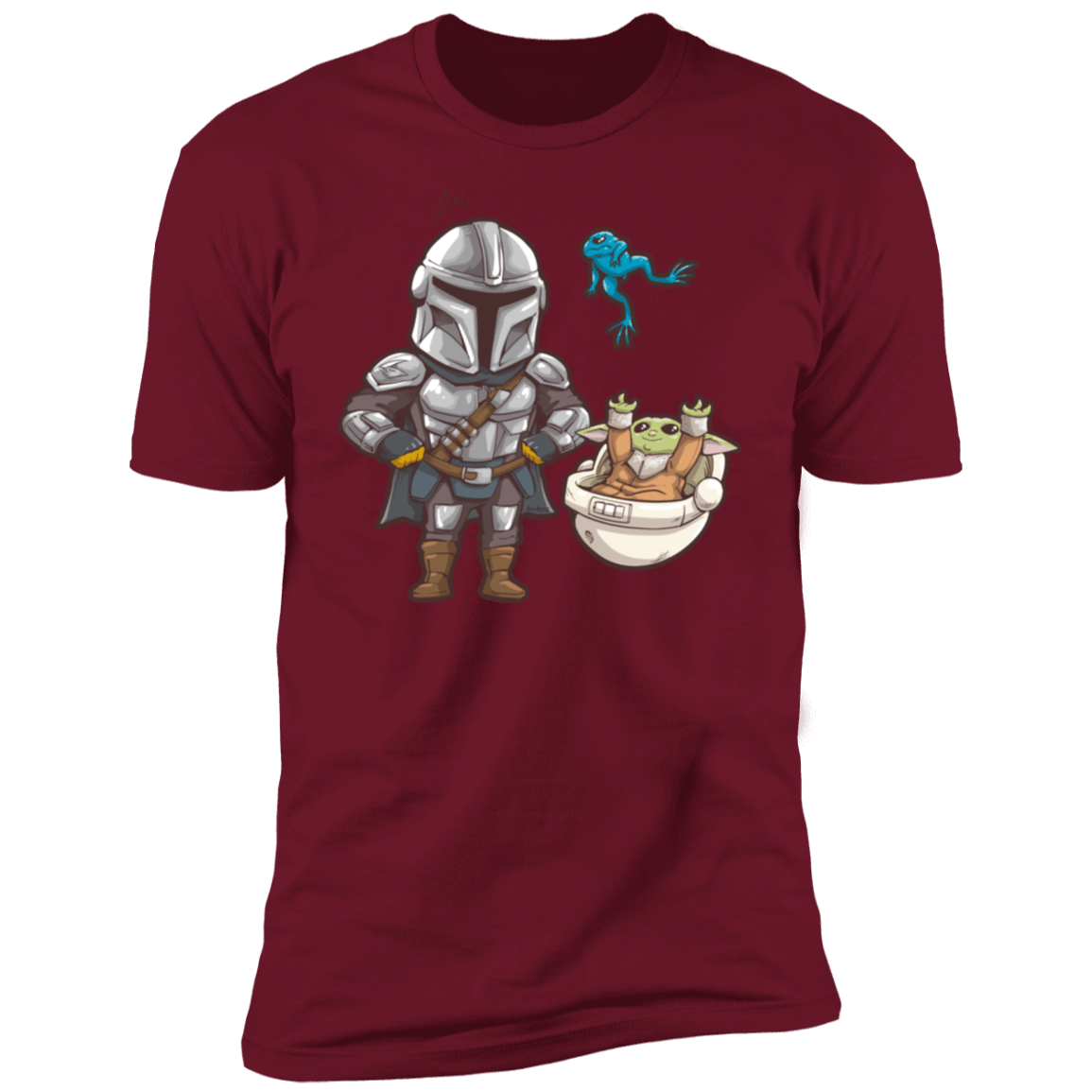 T-Shirts Cardinal / S Daddy Mando Men's Premium T-Shirt