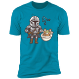 T-Shirts Turquoise / S Daddy Mando Men's Premium T-Shirt