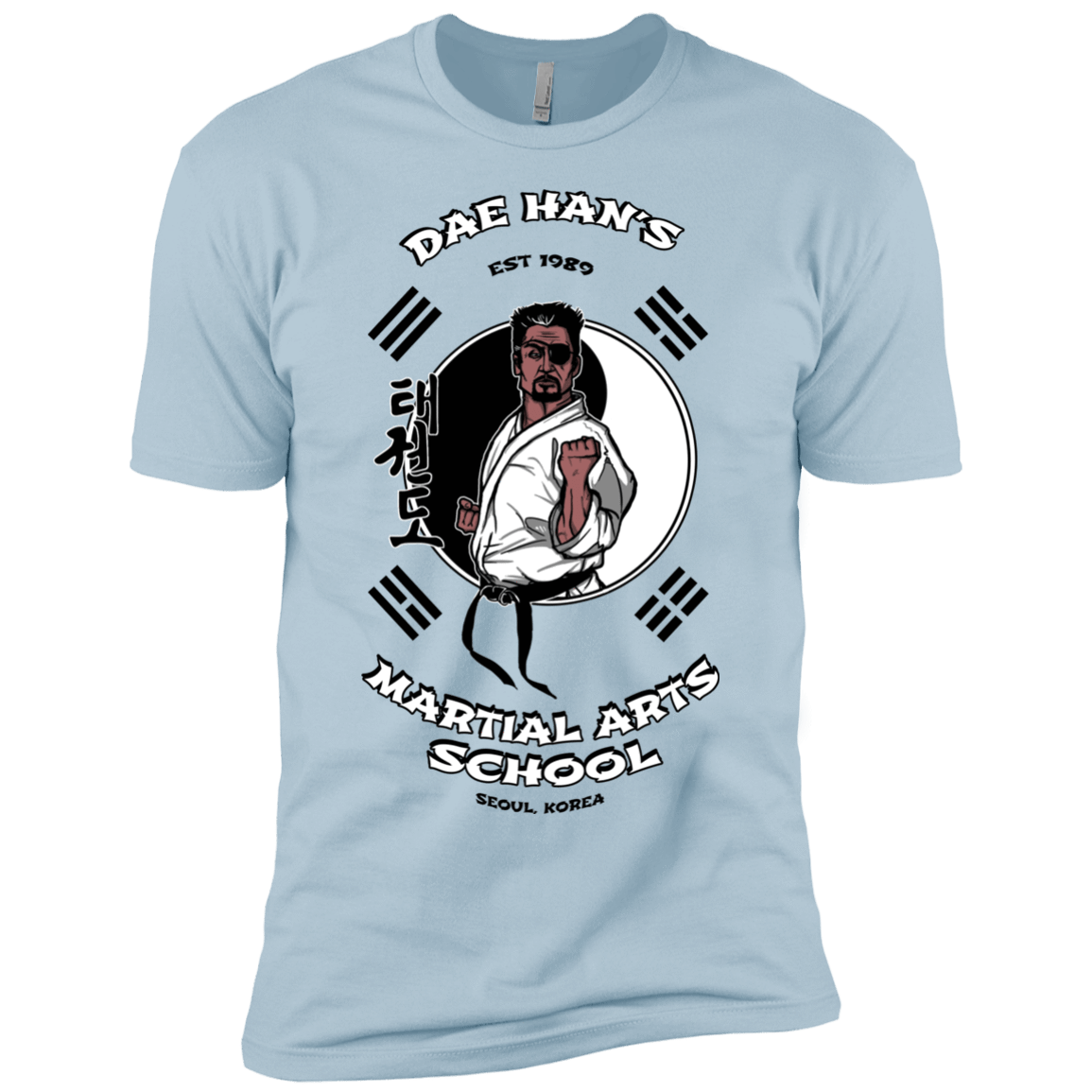 T-Shirts Light Blue / YXS Dae Hans Martial Arts Boys Premium T-Shirt