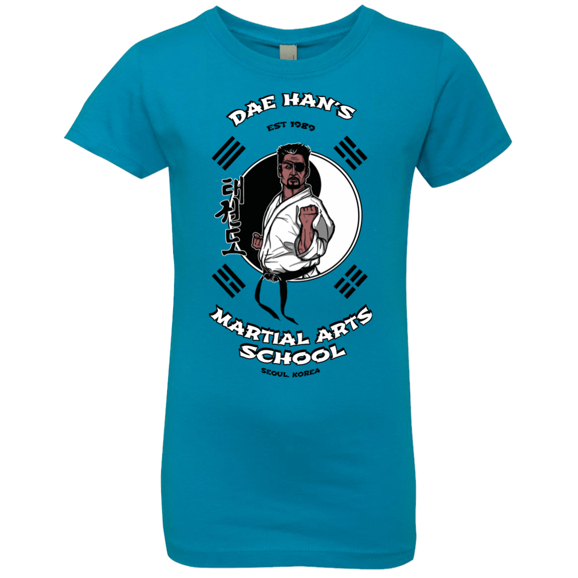 T-Shirts Turquoise / YXS Dae Hans Martial Arts Girls Premium T-Shirt