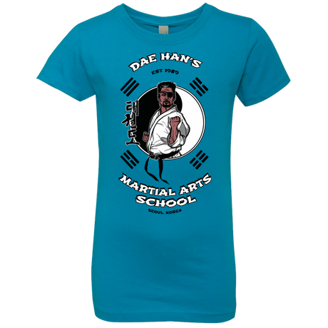 T-Shirts Turquoise / YXS Dae Hans Martial Arts Girls Premium T-Shirt