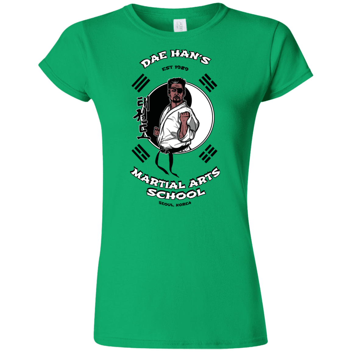 T-Shirts Irish Green / S Dae Hans Martial Arts Junior Slimmer-Fit T-Shirt