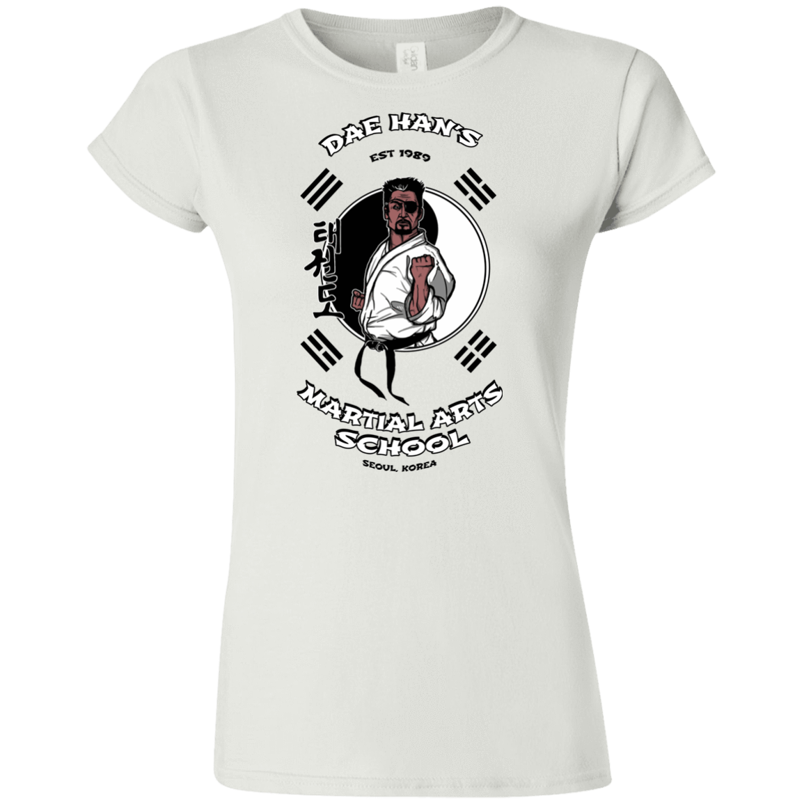 T-Shirts White / S Dae Hans Martial Arts Junior Slimmer-Fit T-Shirt