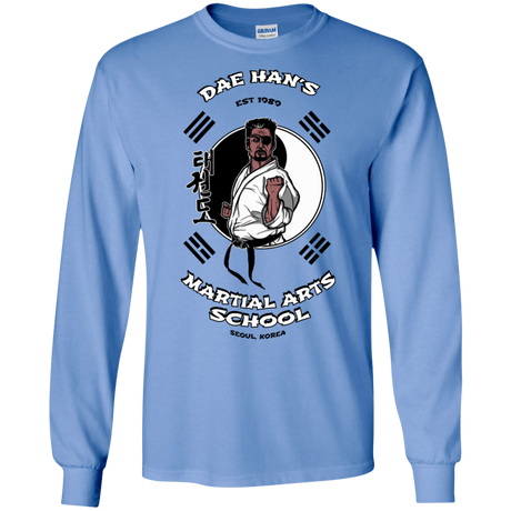 T-Shirts Carolina Blue / S Dae Hans Martial Arts Men's Long Sleeve T-Shirt