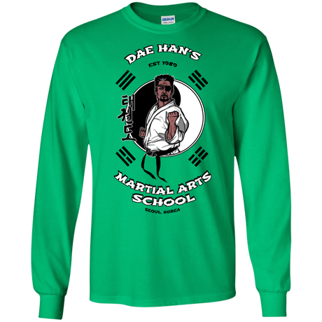 T-Shirts Irish Green / S Dae Hans Martial Arts Men's Long Sleeve T-Shirt