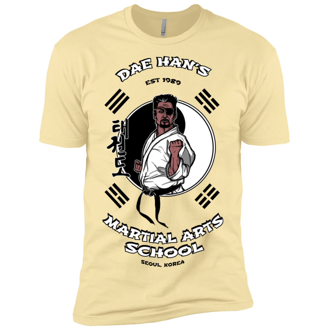 T-Shirts Banana Cream / X-Small Dae Hans Martial Arts Men's Premium T-Shirt