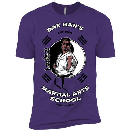 T-Shirts Purple Rush/ / X-Small Dae Hans Martial Arts Men's Premium T-Shirt
