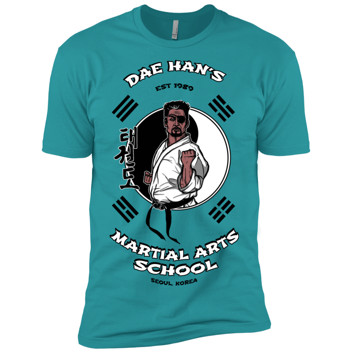 T-Shirts Tahiti Blue / X-Small Dae Hans Martial Arts Men's Premium T-Shirt