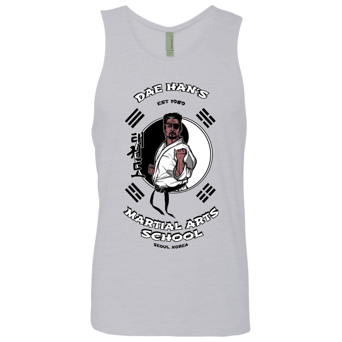 T-Shirts Heather Grey / S Dae Hans Martial Arts Men's Premium Tank Top