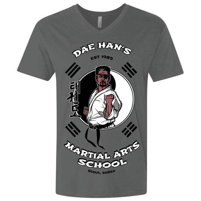T-Shirts Heavy Metal / X-Small Dae Hans Martial Arts Men's Premium V-Neck