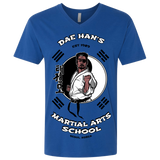 T-Shirts Royal / X-Small Dae Hans Martial Arts Men's Premium V-Neck