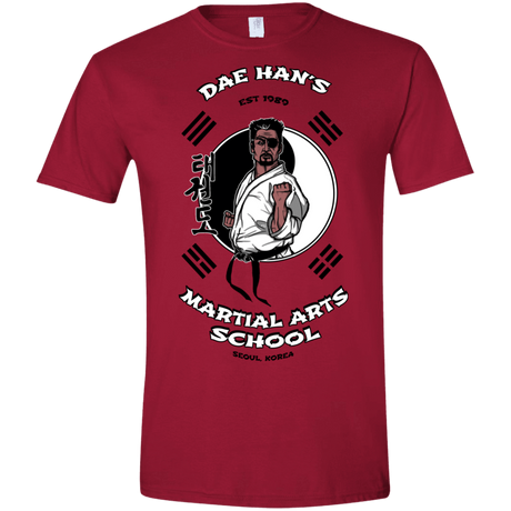 T-Shirts Cardinal Red / S Dae Hans Martial Arts Men's Semi-Fitted Softstyle