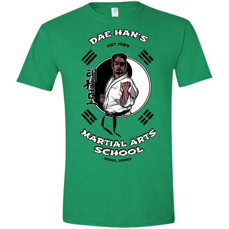 T-Shirts Heather Irish Green / S Dae Hans Martial Arts Men's Semi-Fitted Softstyle