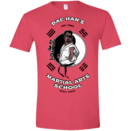 T-Shirts Heather Red / S Dae Hans Martial Arts Men's Semi-Fitted Softstyle