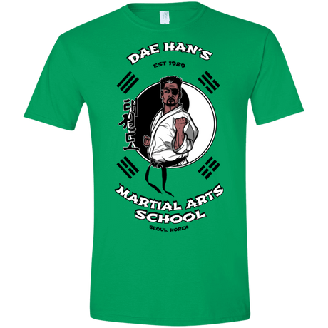 T-Shirts Irish Green / S Dae Hans Martial Arts Men's Semi-Fitted Softstyle