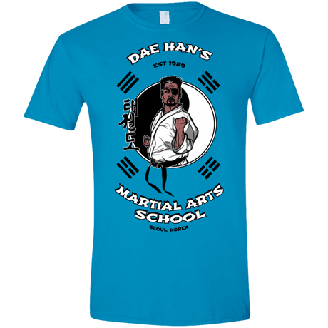 T-Shirts Sapphire / S Dae Hans Martial Arts Men's Semi-Fitted Softstyle